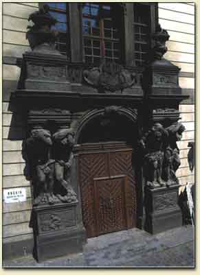 Entrance portal with sculptures by Braun